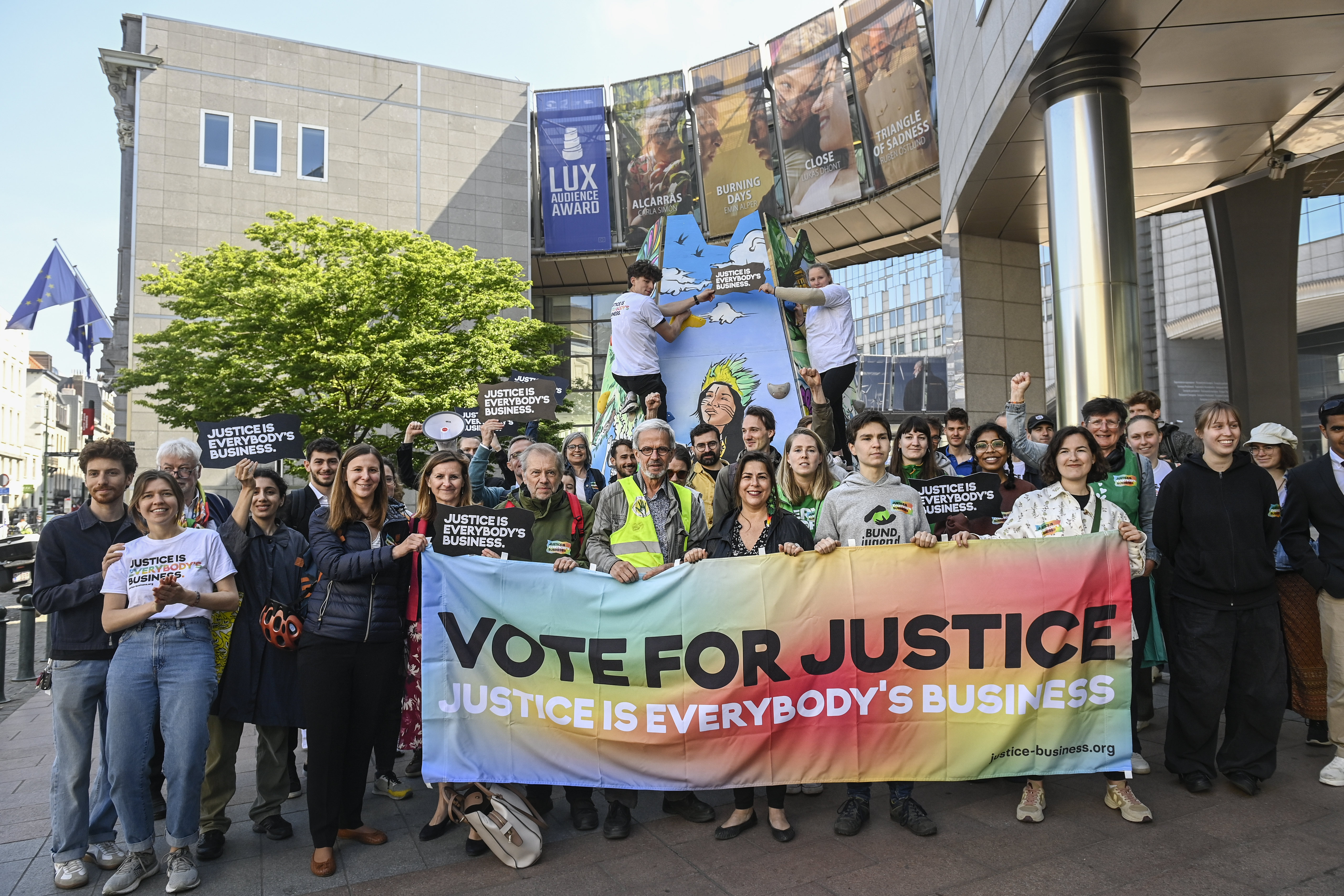 Justice is everyone's business action on 1 June 2023, Philip Reynaers / Photonews